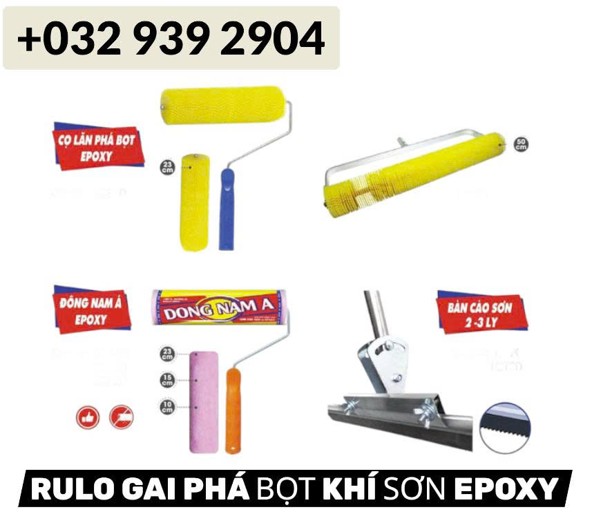 RULO GAI PHÁ BỌT KHÍ EPOXY - 25 ĐẾN 50CM GIÁ RẺ TẠI BÌNH DƯƠNG