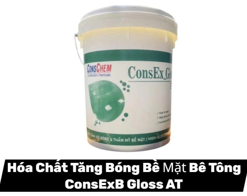 Hóa Chất Tăng Bóng Bề Mặt Bê Tông ConsExB Gloss AT